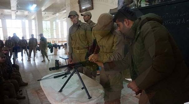 Müttefik ABD YPG'li teröristleri eğittiği yeni görüntüler 7
