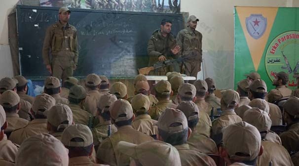 Müttefik ABD YPG'li teröristleri eğittiği yeni görüntüler 8