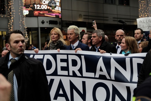 Irkçı lider Wilders'den İslam karşıtı gösteri 4