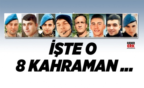 Afrin'de şehit olan 8 kahramanın  kimlikleri belli oldu 1