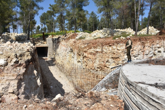 Afrin'de 1000 terörist kapasiteli dev yer altı karargahı 5