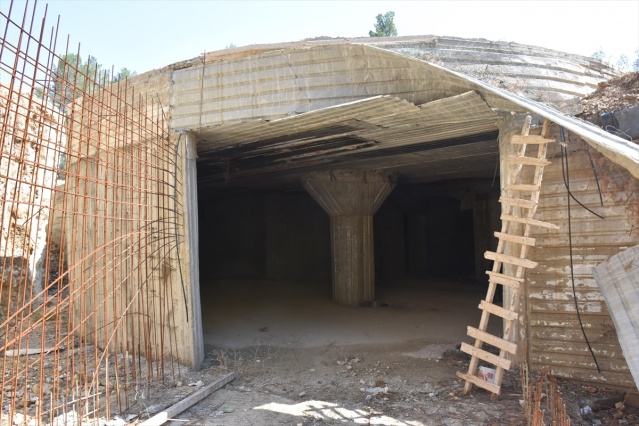 Afrin'de 1000 terörist kapasiteli dev yer altı karargahı 8