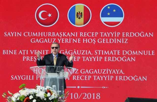 Erdoğan Gagauz Türklerine hitap etti 16
