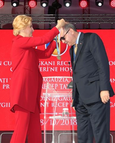 Erdoğan Gagauz Türklerine hitap etti 33