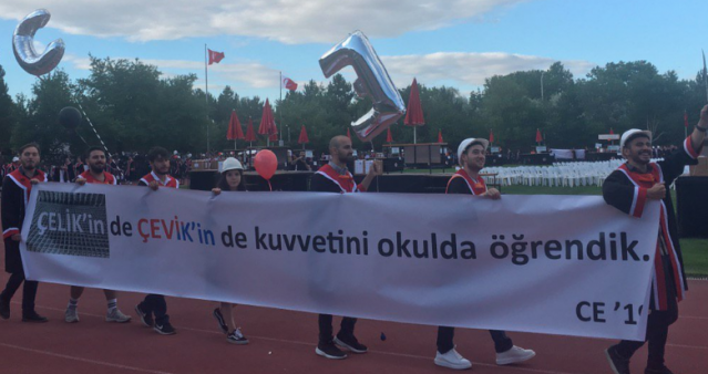 ODTÜ mezuniyet töreni pankartları 2019 7