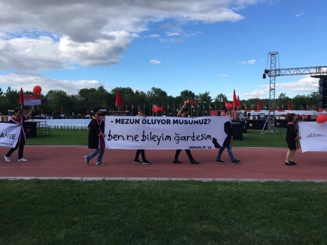 ODTÜ mezuniyet töreni pankartları 2019 14