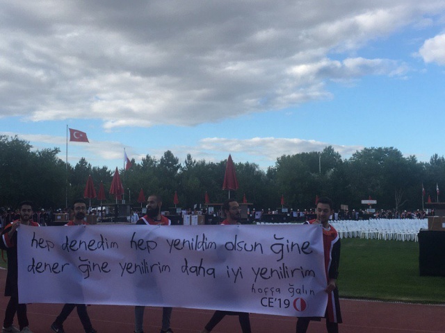 ODTÜ mezuniyet töreni pankartları 2019 16