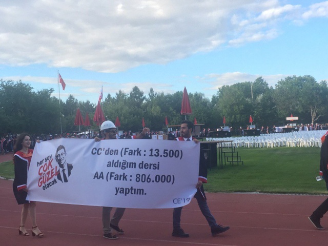ODTÜ mezuniyet töreni pankartları 2019 2