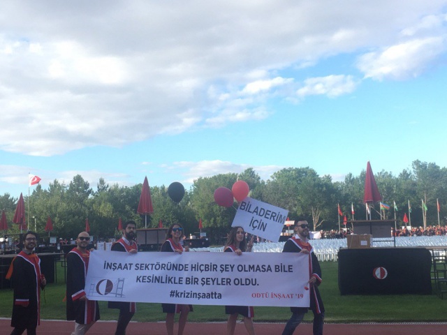 ODTÜ mezuniyet töreni pankartları 2019 4