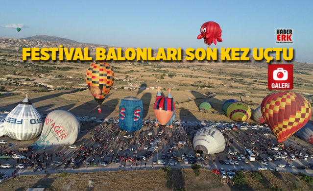Festival balonları son kez uçtu 1