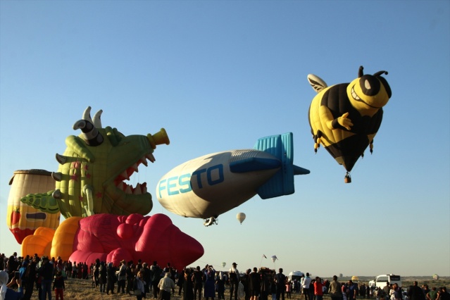 Festival balonları son kez uçtu 3