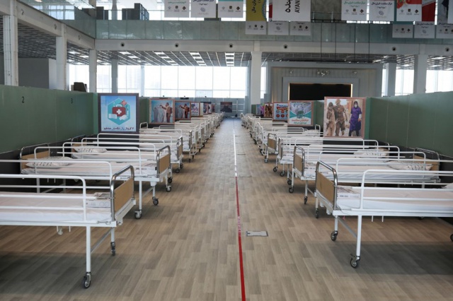 Dev alışveriş merkezi hastaneye dönüştürüldü 24