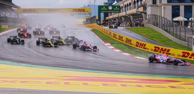 Formula1 yarışlarının 14. etabı "Formula 1 DHL Turkish Grand Prix 2020", dokuz yıl aradan sonra İstanbul Park'ta efsane görüntüler 2