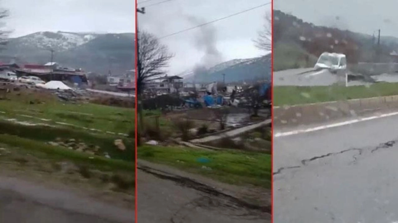 Gaziantep'teki fayın kırılma anları uydudan görüntülendi 5