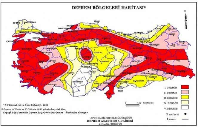 Altından fay hattı geçen il ve ilçeler açıklandı 5