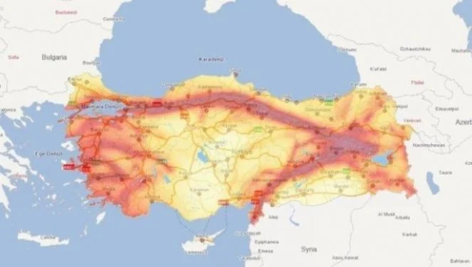 Altından fay hattı geçen il ve ilçeler açıklandı 3