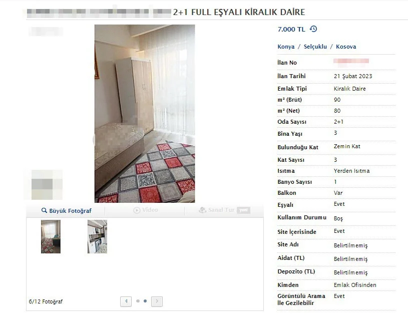 Konya'da depremden sonra fahiş fiyata ev kiralayan fırsatçılara cezai işlem 4