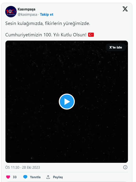 Kulüpler Cumhuriyet'in 100. yılını kutladı 6
