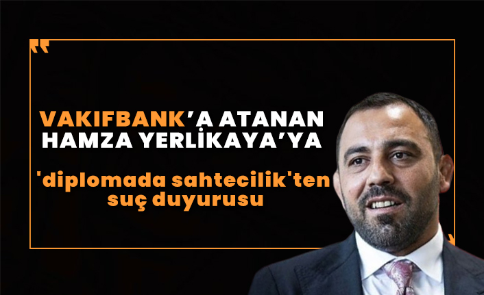Hamza Yerlikaya'ya 'diplomada sahtecilik'ten suç duyurusu