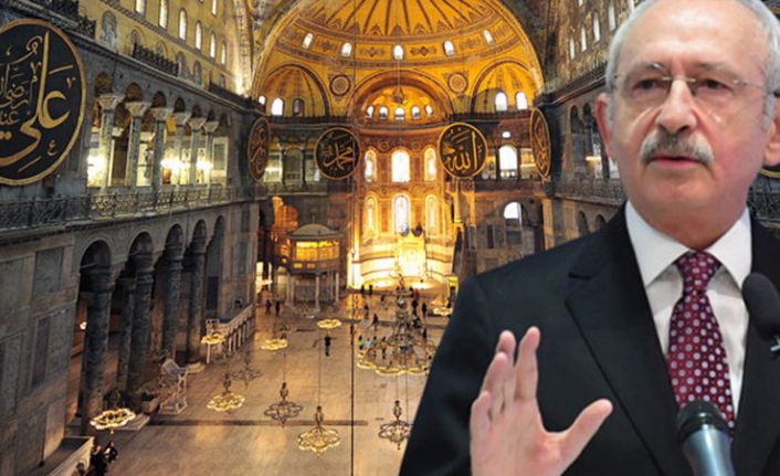 Kılıçdaroğlu'ndan Ayasofya çıkışı