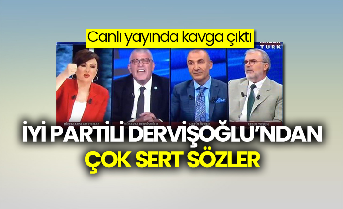 İYİ Partili Müsavat Dervişoğlu ile AKP'li Resul Tosun canlı yayında birbirine girdi!