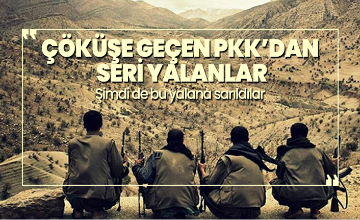 Çöküşe geçen PKK’dan seri yalanlar! Şimdi de bu yalana sarıldılar