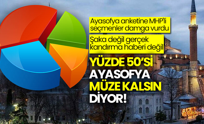 Ayasofya anketine MHP'li seçmenler damga vurdu