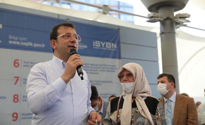 İmamoğlu ile üretici arasında gülümseten diyalog