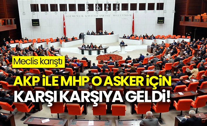 Meclis'te AKP ile MHP’yi karşı karşıya getiren tartışma
