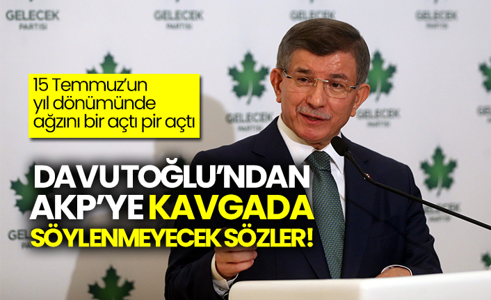 Ahmet Davutoğlu'ndan AKP'ye çok sert sözler