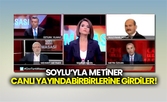 Süleyman Soylu ile Mehmet Metiner birbirlerine girdiler!