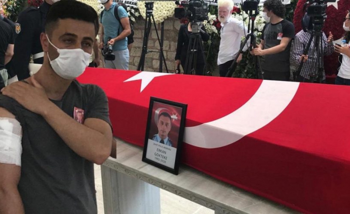 Şehide son görev! Saldırıda yaralanmıştı...