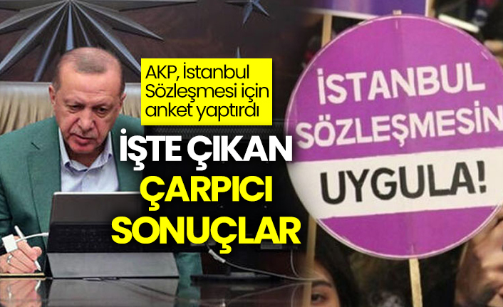 AKP, İstanbul Sözleşmesi için anket yaptırdı: İşte çıkan çarpıcı sonuçlar