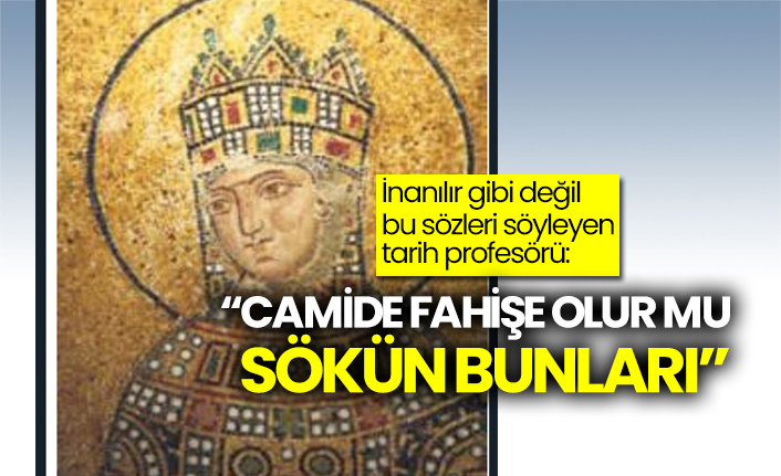 İnanılır gibi değil bu sözleri söyleyen tarih profesörü: Camide bunlar olur mu sökün bunları