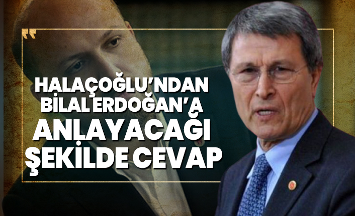 Halaçoğlu’ndan Bilal Erdoğan’a anlayacağı  şekilde cevap