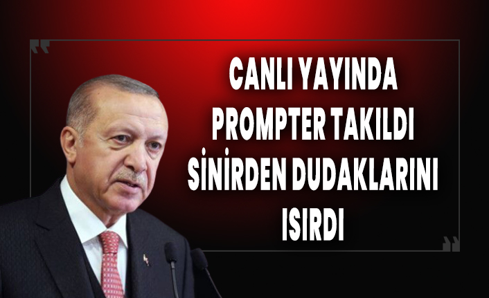 Erdoğan canlı yayında olduğunu unuttu  ''Geri al geri al''