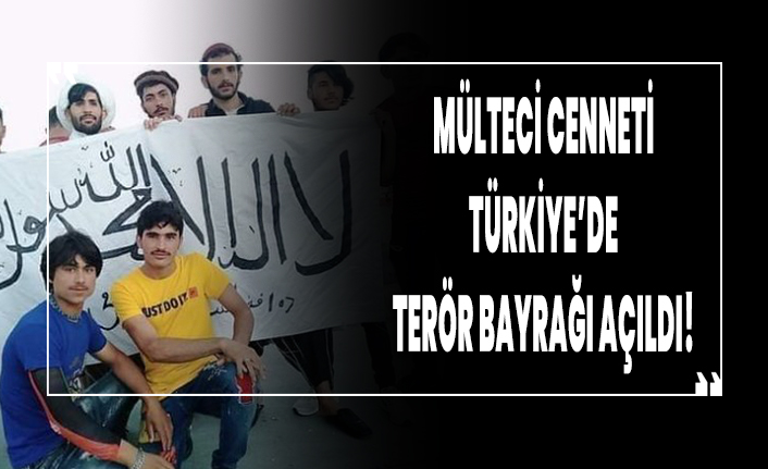İstanbulda terör örgütü bayrağı açtılar!