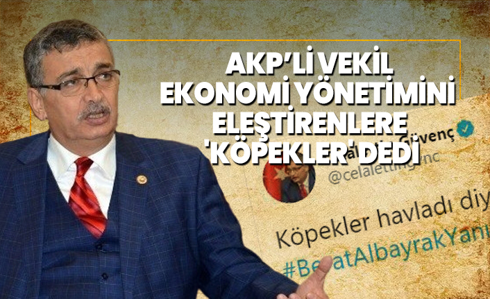 AKP’li vekil Celalettin Güvenç ekonomi yönetimini eleştirenlere 'köpekler' dedi
