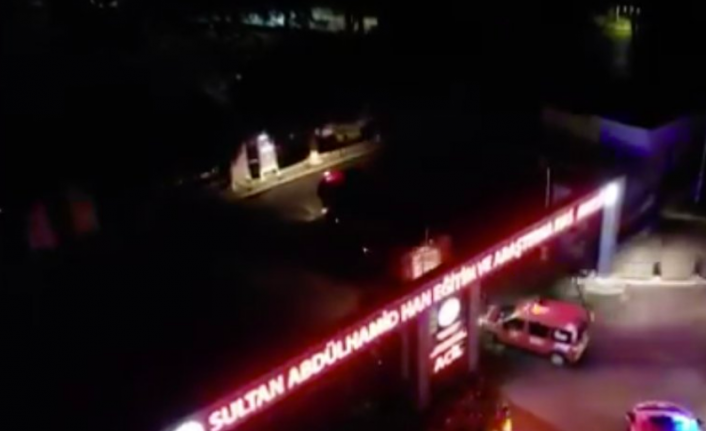 İstanbul'da hastanede yangın çıktı