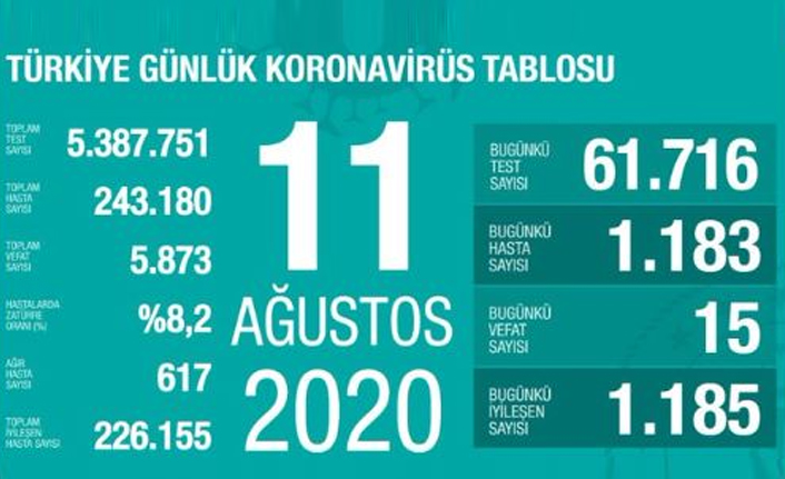 Bakan Koca koronavirüste son durumu açıkladı