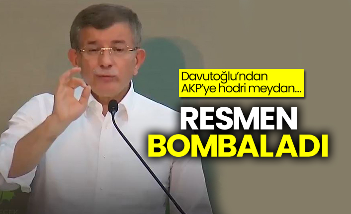 Davutoğlu’ndan AKP’ye hodri meydan… Resmen bombaladı