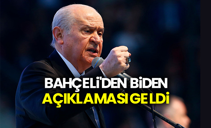 MHP Genel Başkanı Devlet Bahçeli'den Biden açıklaması geldi