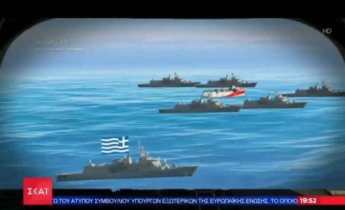 Yunanistan medyası, TCG Kemalreis ile Yunan Fırkateyni Limnos'un sürtüşme anının animasyonunu yayınladı