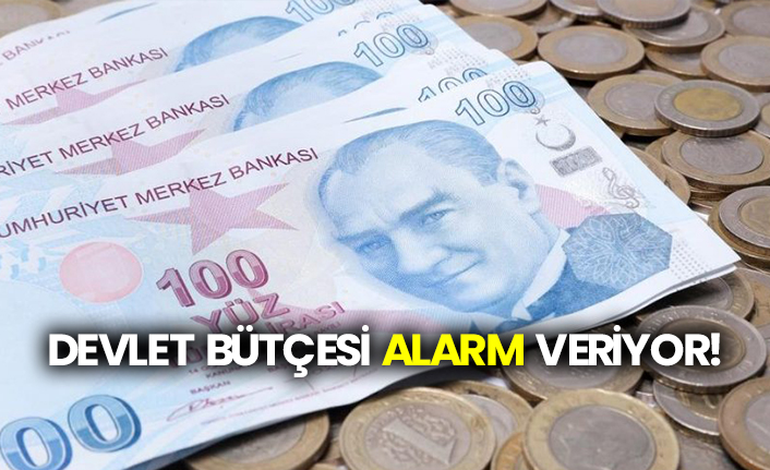 Devlet bütçesi alarm veriyor!