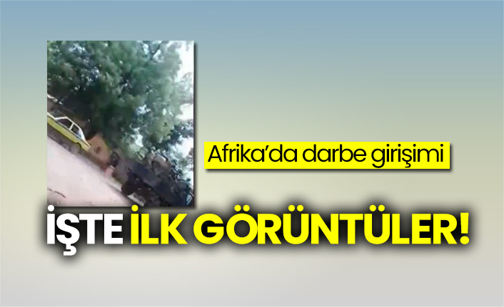 Mali'deki darbe girişimine ait ilk görüntüler!