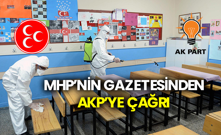 MHP’nin gazetesinden AKP’ye çağrı