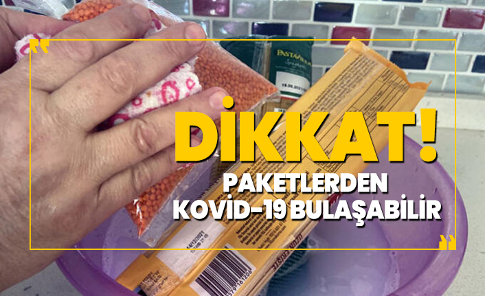 Paketlerden Kovid-19 bulaşabilir