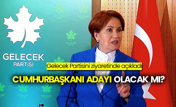 Akşener ve Davutoğlu ortak açıklama yapıyor