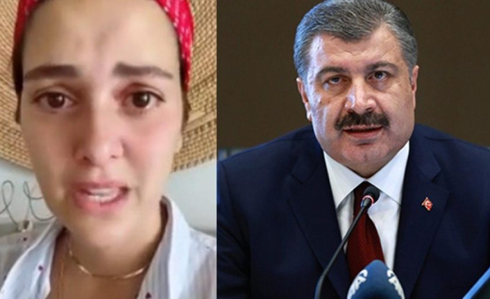 Bergüzar Korel gözyaşları içinde Fahrettin Koca'dan yardım istedi