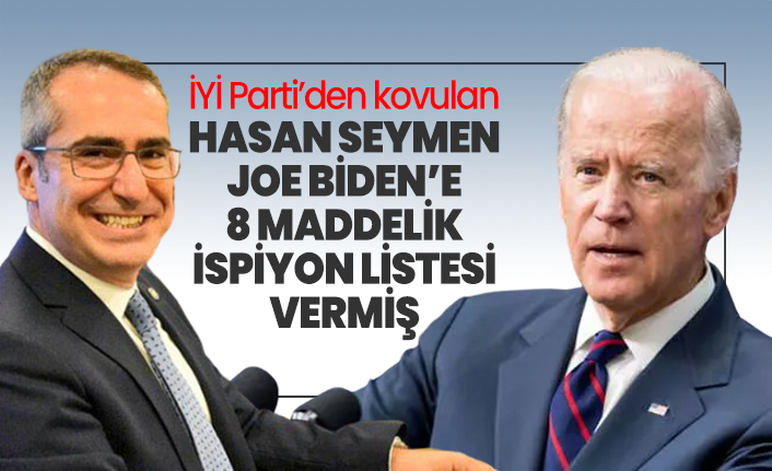 Çerkez bölücüsü Hasan Seymen Joe Biden’e 8 maddelik ispiyon listesi vermiş